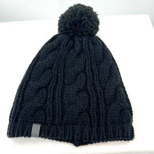 Arcteryx Black Wool Blend Pom Pom Winter Hat